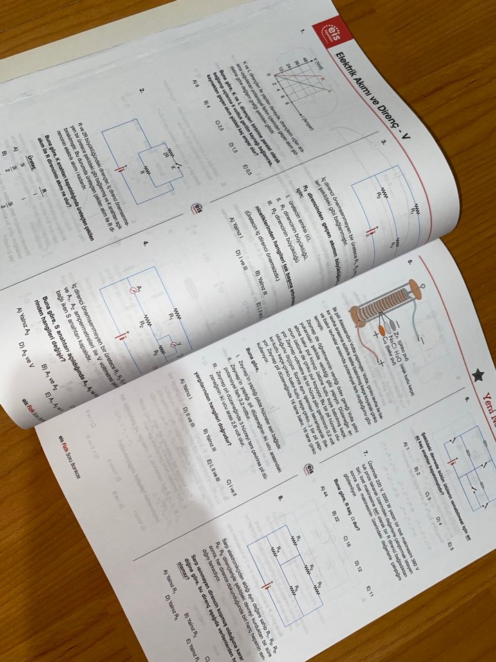 TYT /AYT  Fizik Soru Bankası YENİ MÜFREDAT - Görsel 5