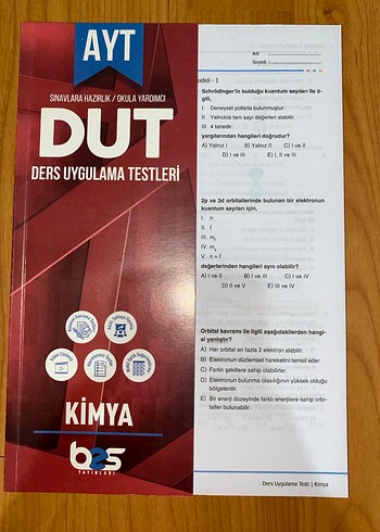 AYT Kimya, AYT Fizik, TYT/AYT Biyoloji Ders Kitabı - Görsel 12