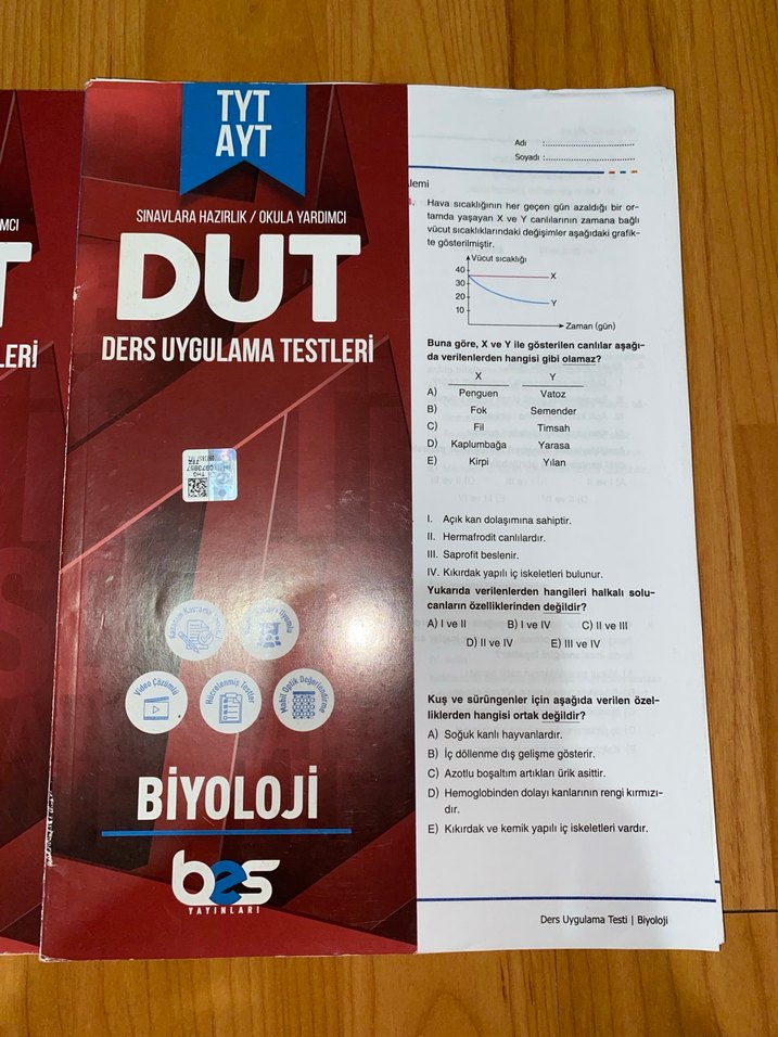 AYT Kimya, AYT Fizik, TYT/AYT Biyoloji Ders Kitabı - Görsel 2