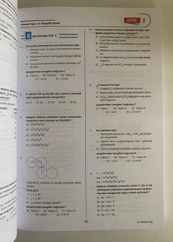 AYT Kimya Konu Anlatımlı Kitap Açı yayınları - Görsel 10