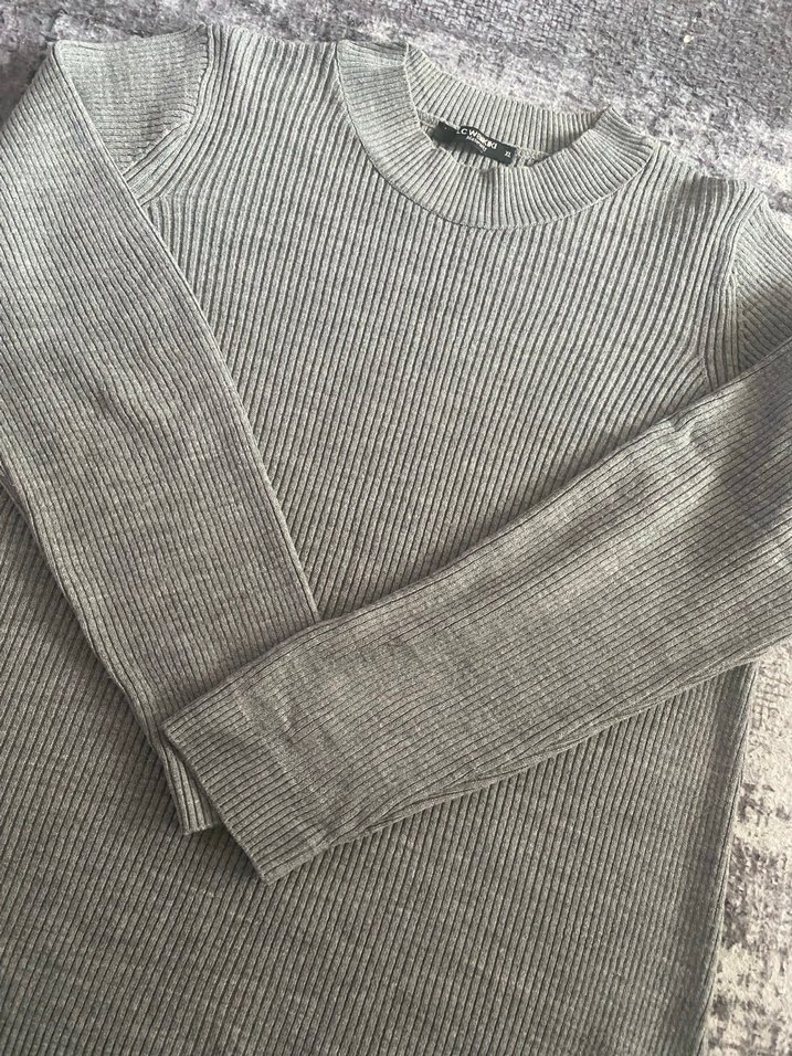 Gri Kadın Triko LCWAİKİKİ - Görsel 2