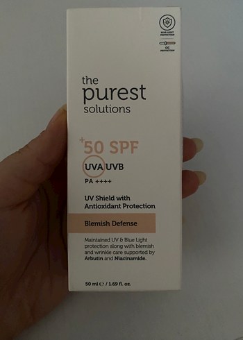 The Purest Solutions 50 SPF UVA UVB Güneş Kremi - Görsel 7