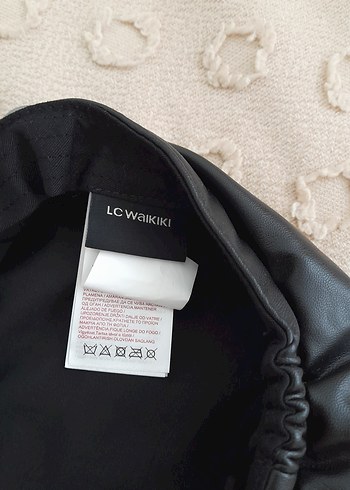 lcw Siyah Deri Biker Kadın Şapka - Görsel 2