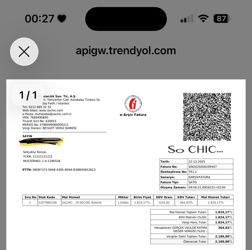 So Chic 925 ayar gümüş bileklik - Görsel 5