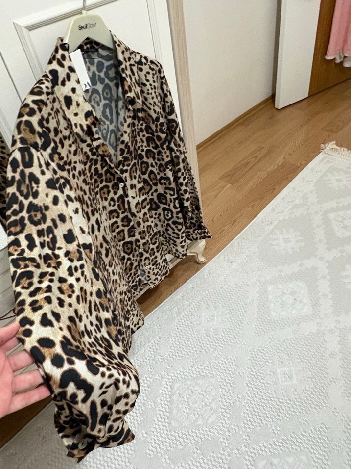 Orijinal Zara yeni etiketli gömlek - Görsel 5