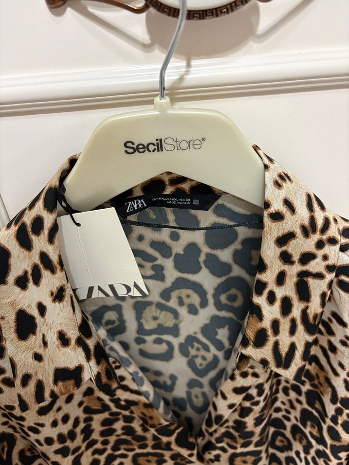 Orijinal Zara yeni etiketli gömlek - Görsel 4