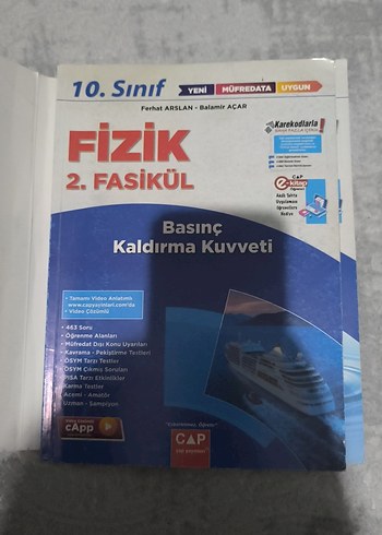 Beden 10. Sınıf Çap yayınları Fizik Seti