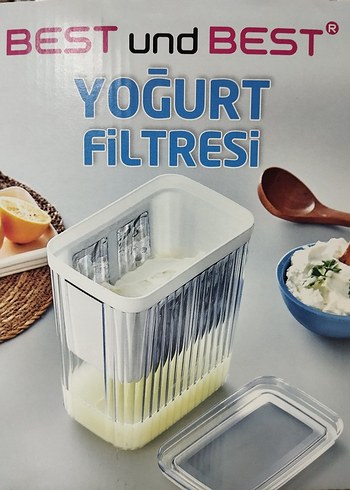  Beden beyaz Renk Yoğurt Filtresi