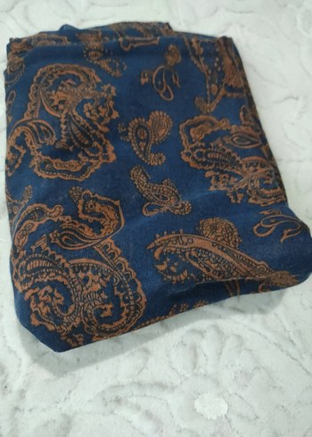 Koyu Mavi Bohem Kadın Şal - Görsel 7