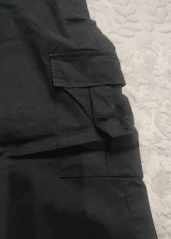 Siyah Salaş Kadın Kumaş Pantolon - Görsel 2