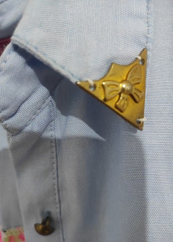 Çiçek Desenli Uzun Kollu Kadın Gömlek - Görsel 4