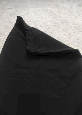 Kadın Siyah Uzun Basic Etek - Görsel 4