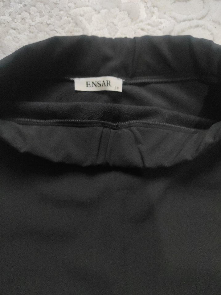 Kadın Siyah Uzun Basic Etek - Görsel 2