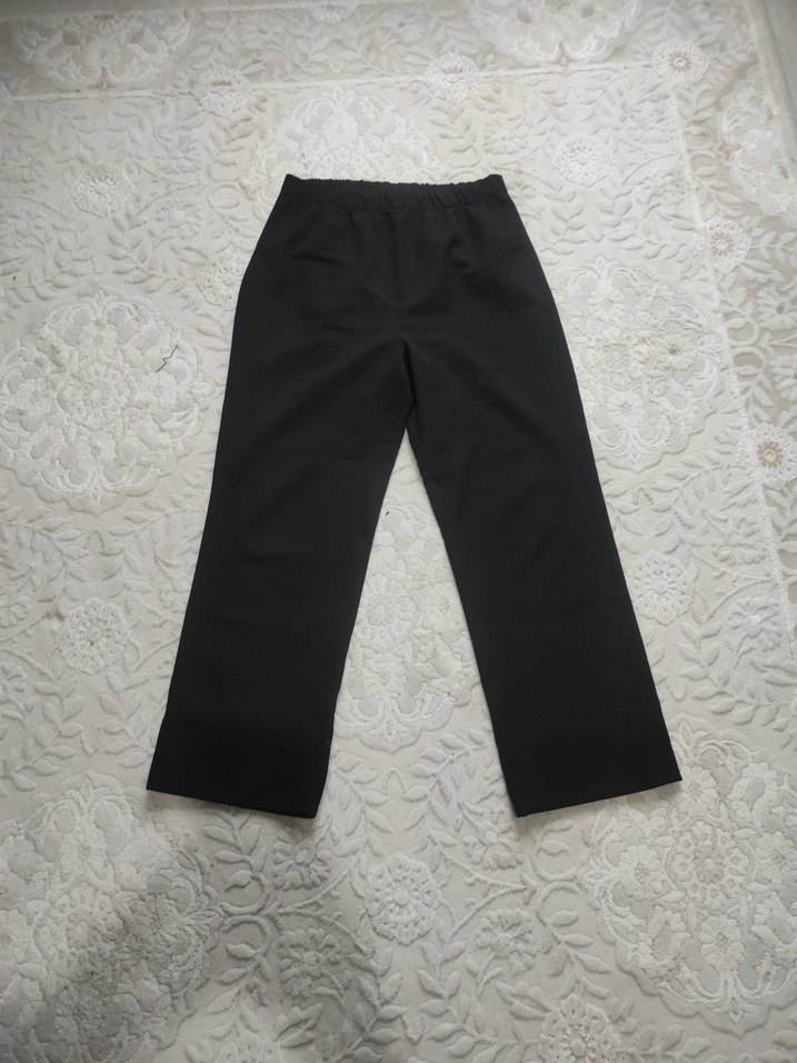 Kadın Siyah Uzun Basic Etek - Görsel 5