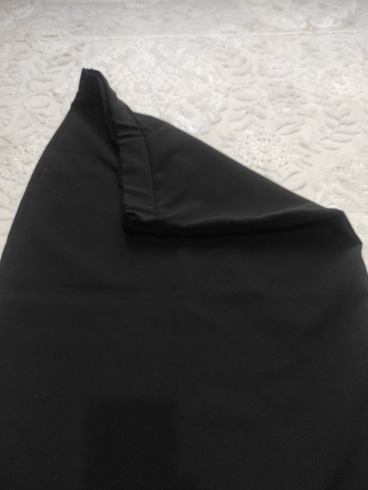 Kadın Siyah Uzun Basic Etek - Görsel 4