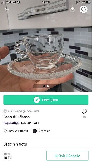 Paşabahçe fincan 