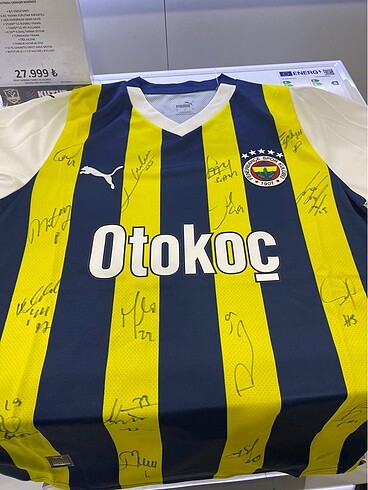s Beden ORJİNAL FENERBAHÇE İMZALI FORMA