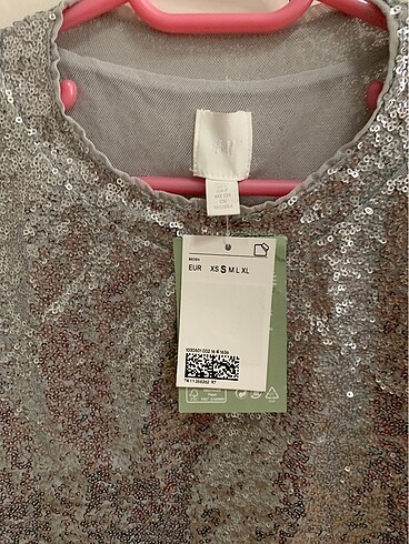 s Beden gri Renk H&M bluz