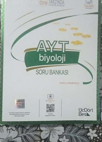 AYT Biyoloji Soru Bankası - Erdinç Çakıroğlu