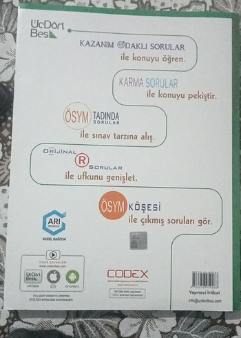  Beden Renk AYT Biyoloji Soru Bankası - Erdinç Çakıroğlu