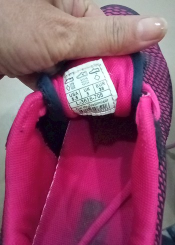 Lescon Yüksek Topuklu Pembe Yılan Desenli Spor Ayakkabı