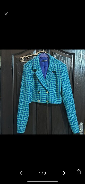 Crop Blazer Ceket