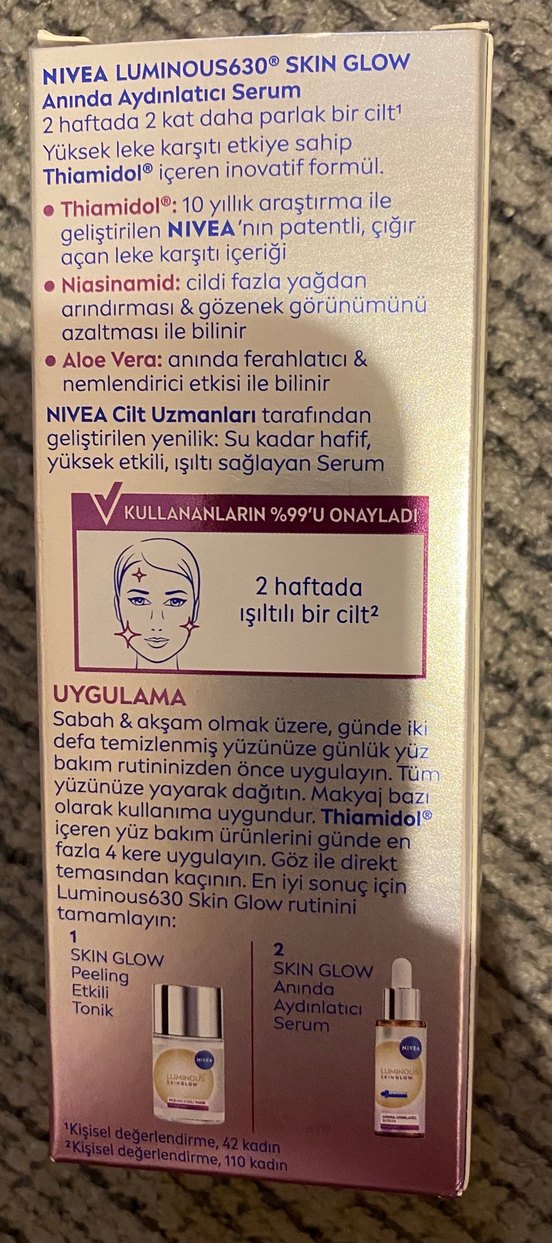 Nivea Luminous Skin Glow Serum - Görsel 2