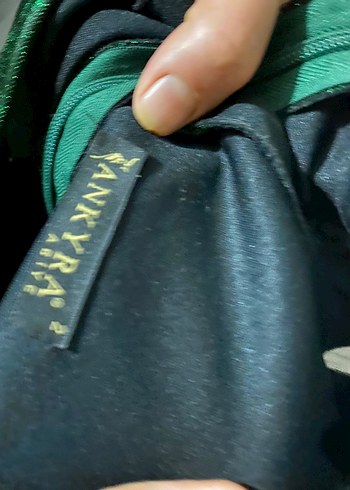 Yeşil Parlak V Yaka Uzun Abiye Elbise - Görsel 7