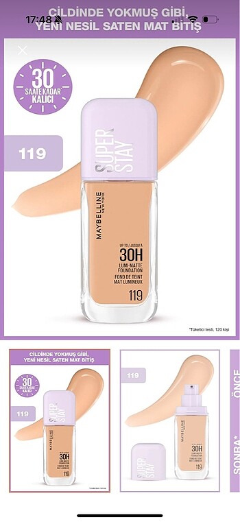 Maybelline new york fondoten