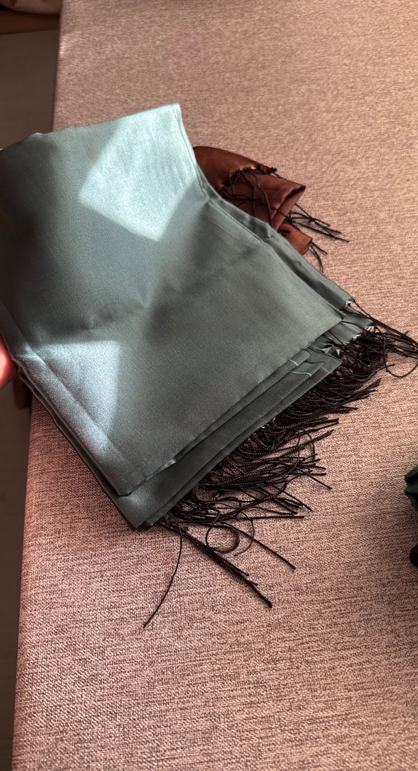 Kadın Çok Renkli Minimalist Şal - Görsel 5