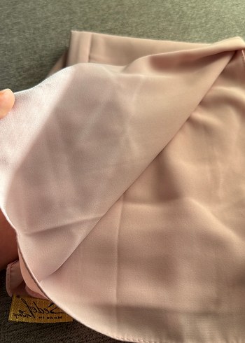 Toz pembe Kadın Saten Şal - Görsel 2