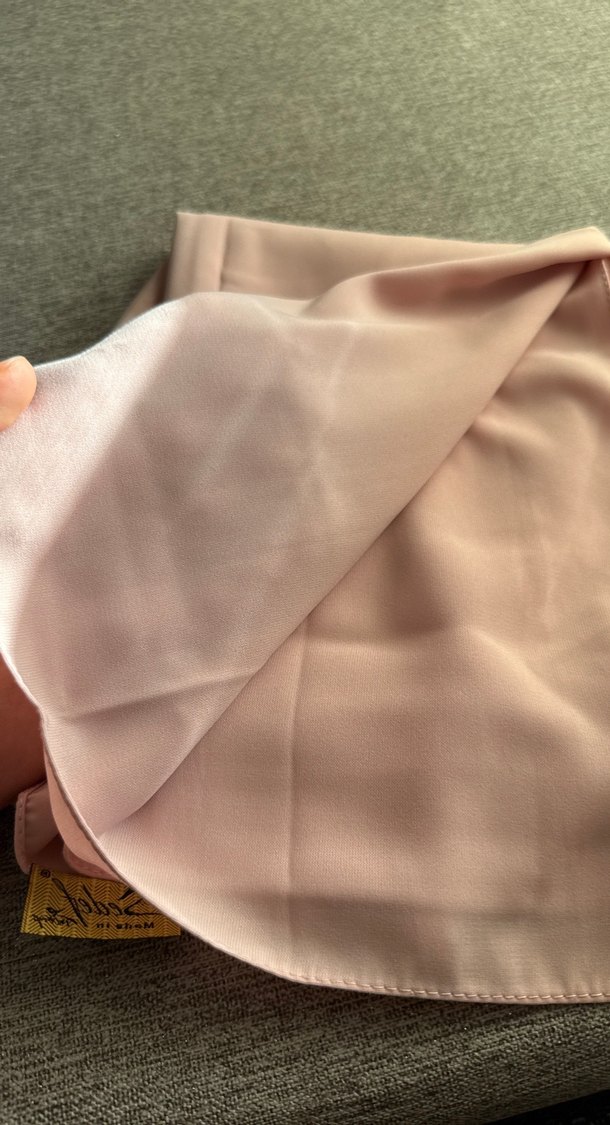 Toz pembe Kadın Saten Şal - Görsel 2