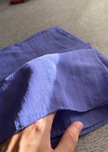 Mor  Keten Kadın Şal - Görsel 3