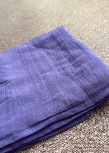 Mor  Keten Kadın Şal - Görsel 2