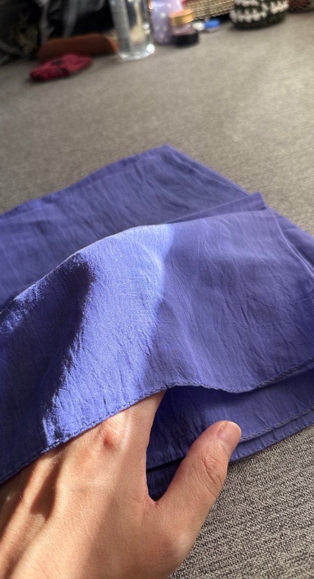 Mor  Keten Kadın Şal - Görsel 3