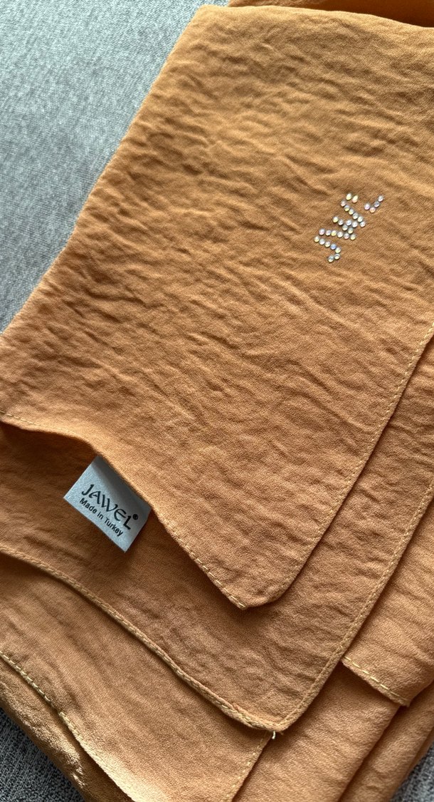 Bej Keten Kadın Şal - Görsel 2