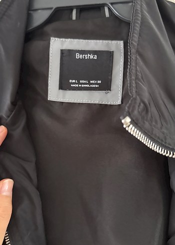 l Beden Siyah Kemerli Kısa Kadın Ceket