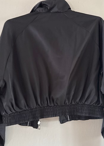 Siyah Kemerli Kısa  Kadın Ceket - Görsel 8