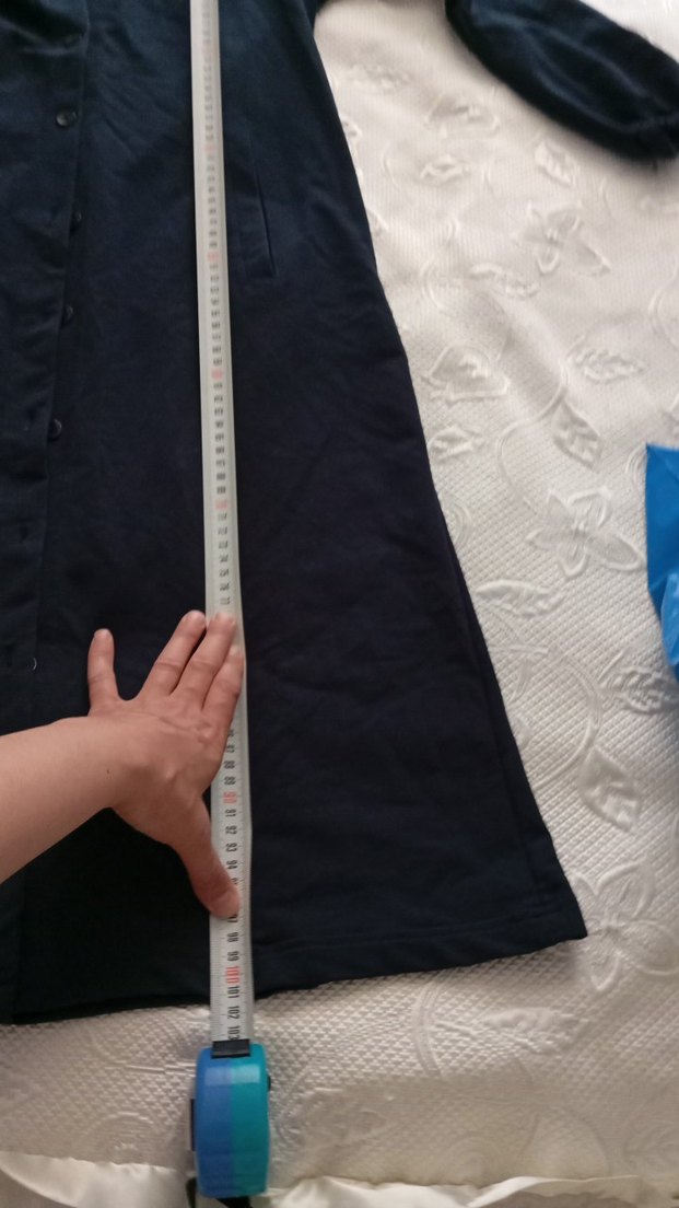 Lacivert Uzun kap Düğmeli - Görsel 2