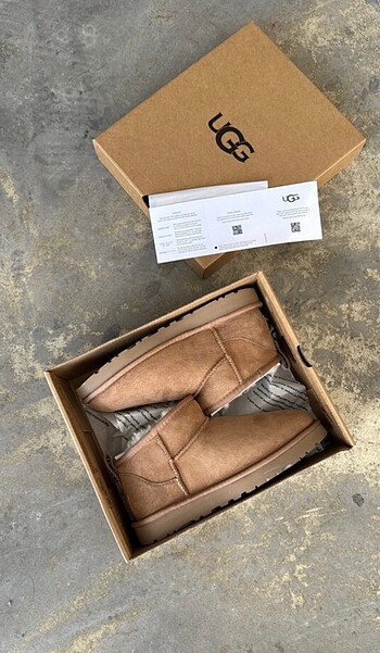 37 Beden camel Renk Ugg ultra mini taba