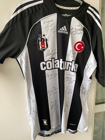 Beşiktaş 2009 ıslak imzalı forma