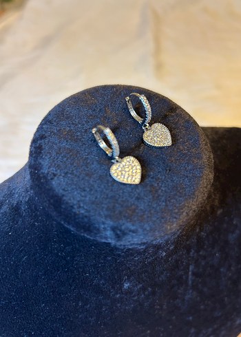 Accessorize Parlak Altın Kalp Mini Küpeler