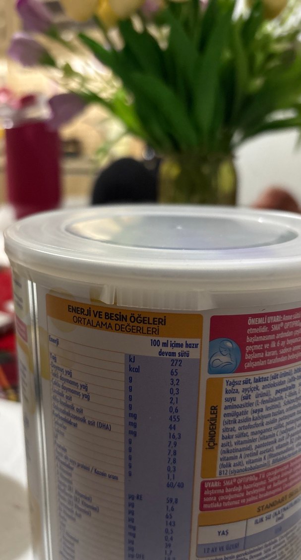 SMA Optipro 3 Devam Sütü 800g - Görsel 2