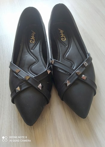 Diğer Diger Siyah Gotik Tokalı Kadın Topuklu Babet