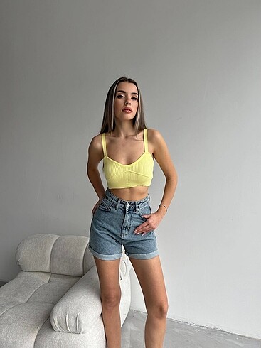 Diğer Askılı Triko Crop