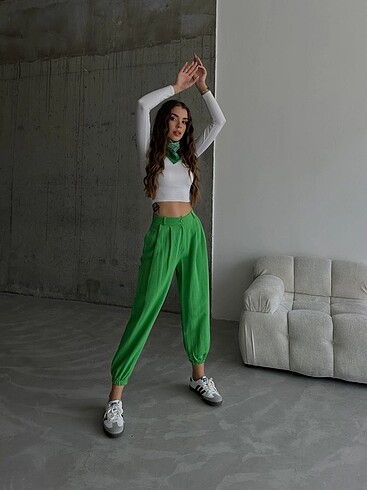 Diğer Keten Jogger Pantolon