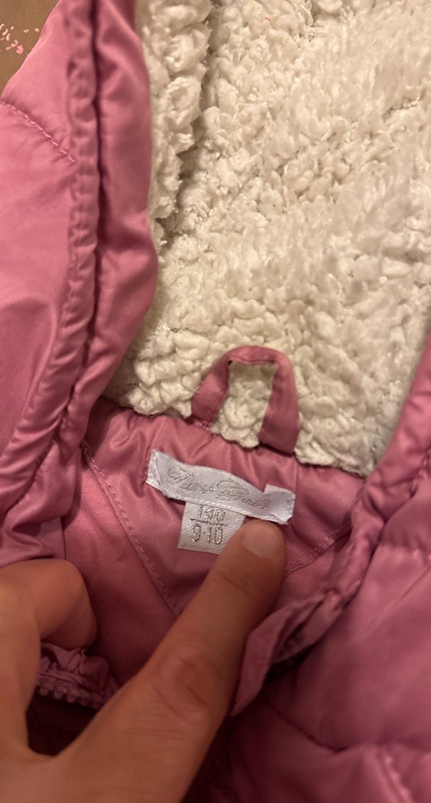 Kız Çocuk Pembe Kapüşonlu Fermuarlı Yelek - Görsel 3