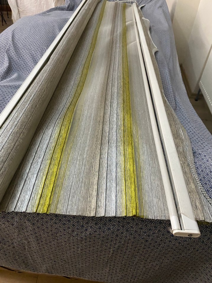 Gri Modern Desensiz Perde - Görsel 2