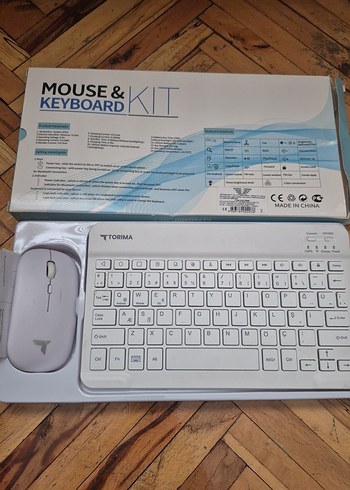 Torima tmk-04 Beyaz Kablosuz Klavye ve Mouse Seti - Görsel 5
