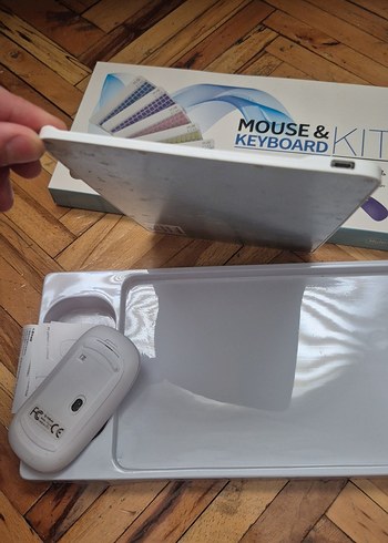 Torima tmk-04 Beyaz Kablosuz Klavye ve Mouse Seti - Görsel 3